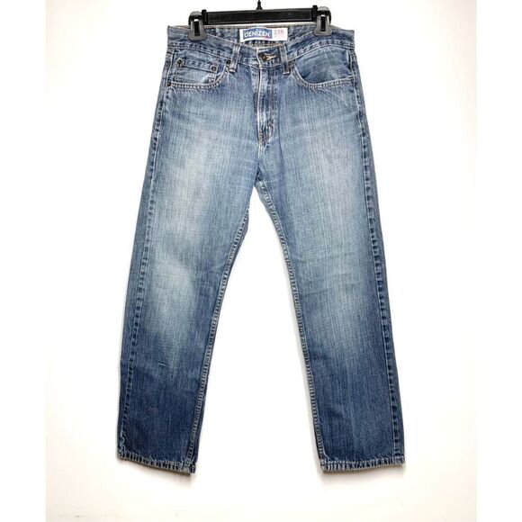Levi’s Denizen 236 Regular Fit Straight Blue Jeans Dark Wash Mens Size 31 X 30 - Picture 1 of 3